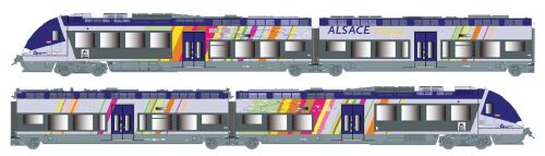 LS Models LS10593S Triebzug AGC 4, 4-tlg. SNCF/Alsace, Ep.VI, AC Sound